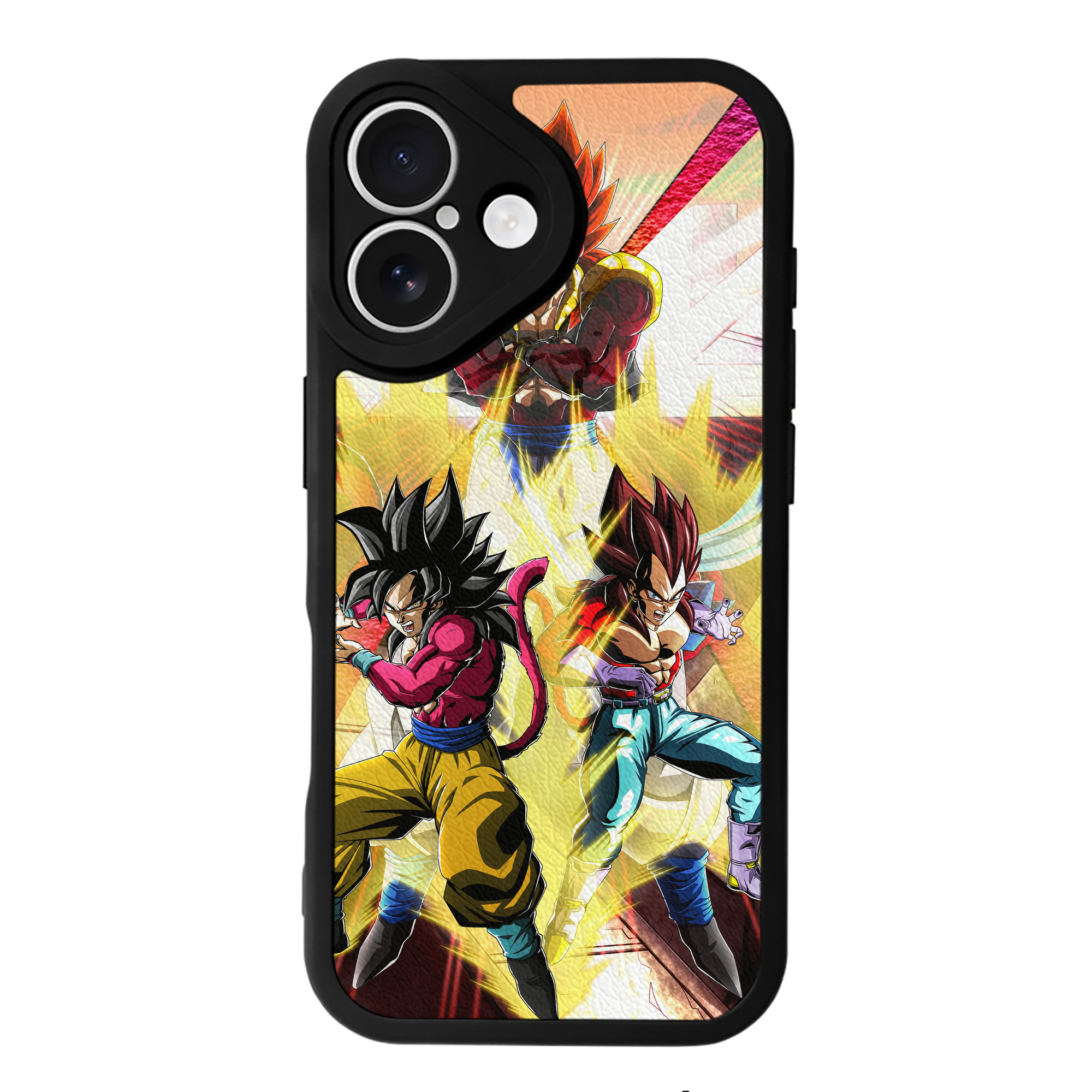 （画像用） ドラゴンボール DRAGON BALL 【iPhone 16シリーズ対応】シリコンスマホケース（レザー調） 材質：シリコン